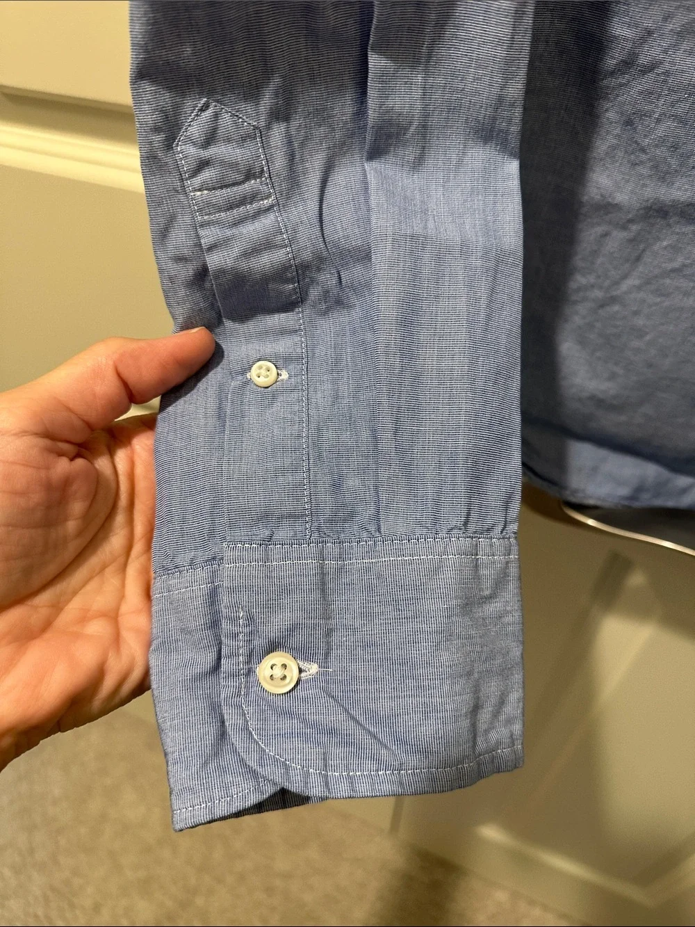 J. Crew Slim Light Blue Casual Button-Down Shirt